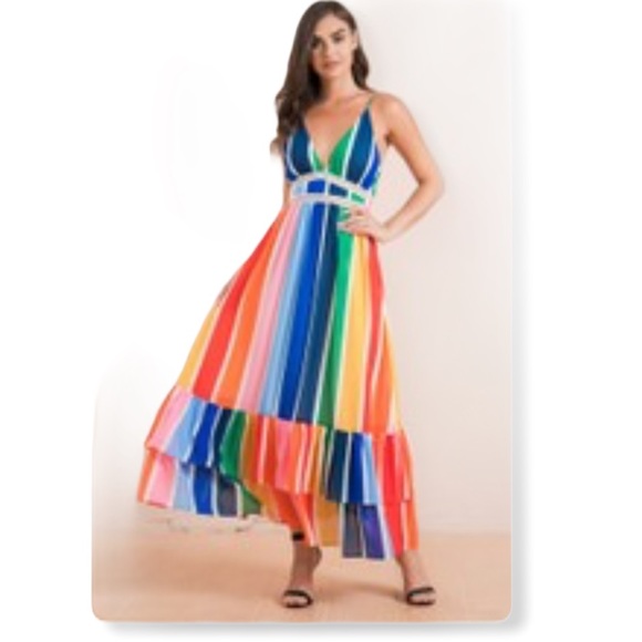 Flying Tomato Dresses & Skirts - Flying Tomato Empress Waist Maxi Dress